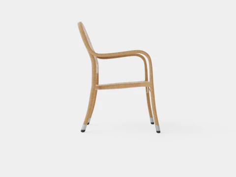 Lotus Cafe Chair 3D Model