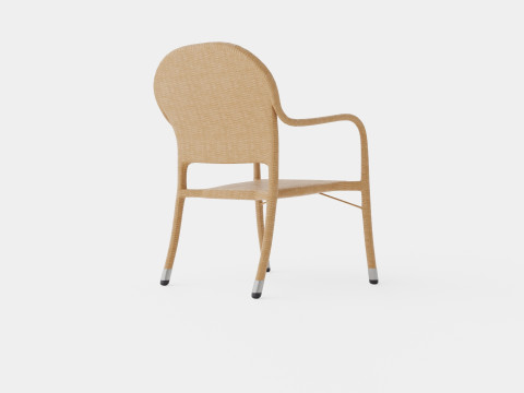 Lotus Cafe Chair Modelo 3D
