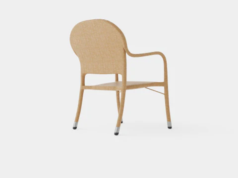 Lotus Cafe Chair 3D Model