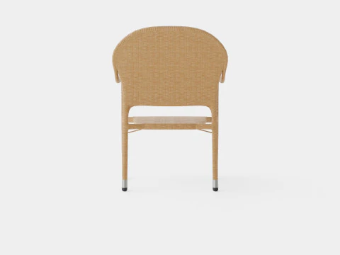 Lotus Cafe Chair 3D Model