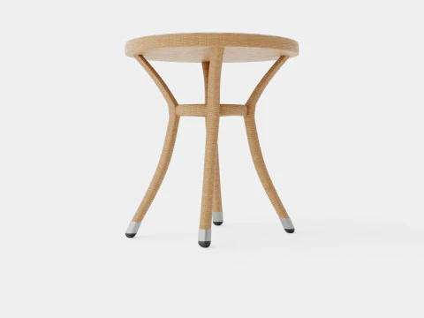 莲花咖啡桌 3D 模型