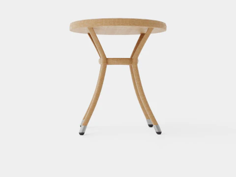 Lotus Cafe Table 3D Model