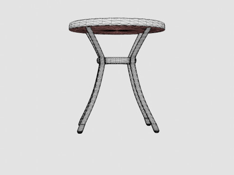 Lotus Cafe Table 3Dモデル