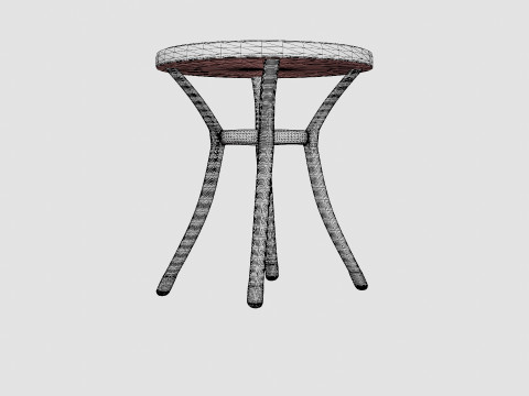 Lotus Cafe Table 3Dモデル