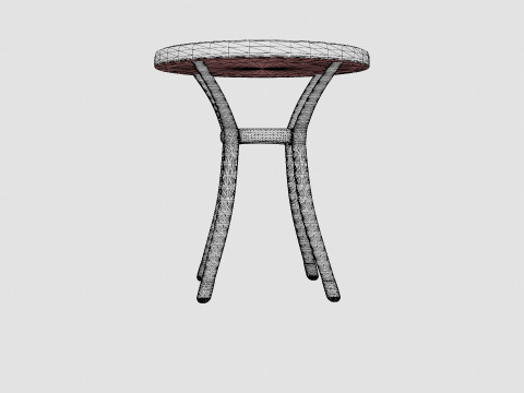 Lotus Cafe Table 3Dモデル