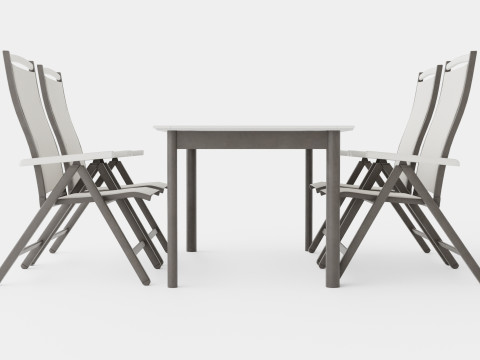 Lyon Dining Set 3D Model