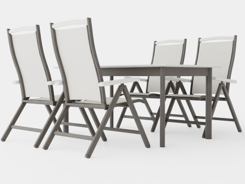 Lyon Dining Set 3D Model