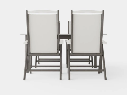 Lyon Dining Set 3D Model