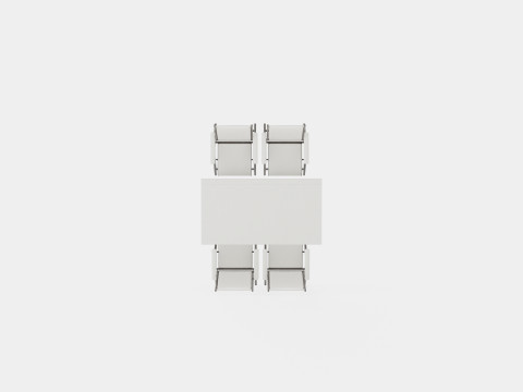 Lyon Dining Set 3D Model
