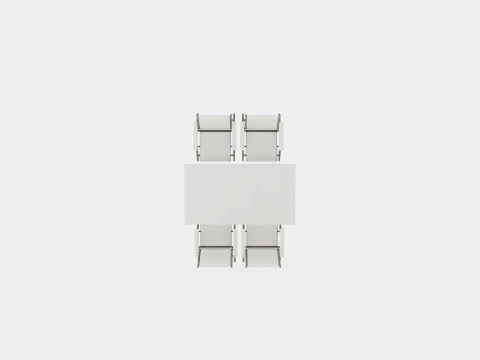 Lyon Dining Set 3D Model