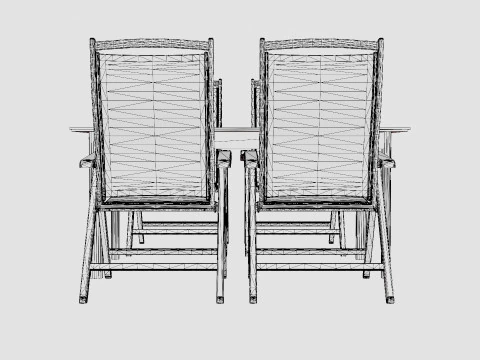 Lyon Dining Set 3D Model