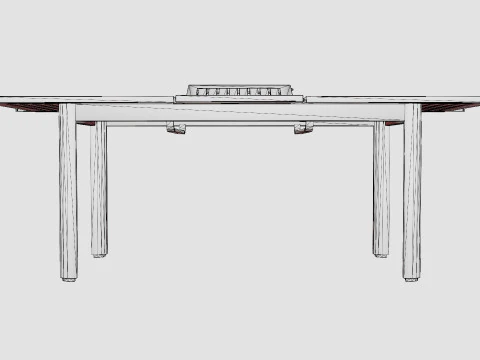 Lyon Dining Table 3D Model