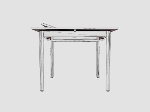 Lyon Dining Table Modello 3D
