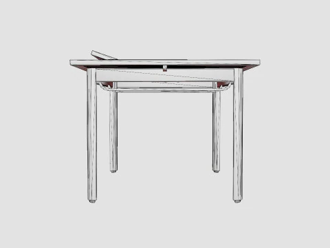 Lyon Dining Table 3D Model