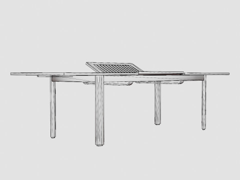 Lyon Dining Table 3D मॉडल
