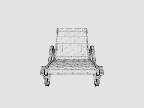 Lyon Sunbed Modello 3D