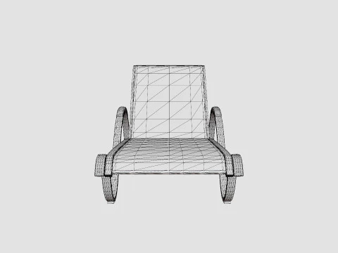 Lyon Sunbed 3D Model