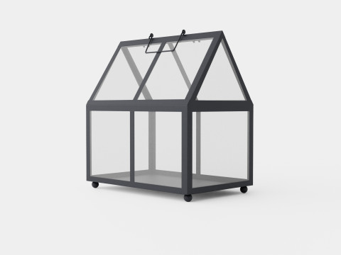 MINI METAL GREENHOUSE 3D Model