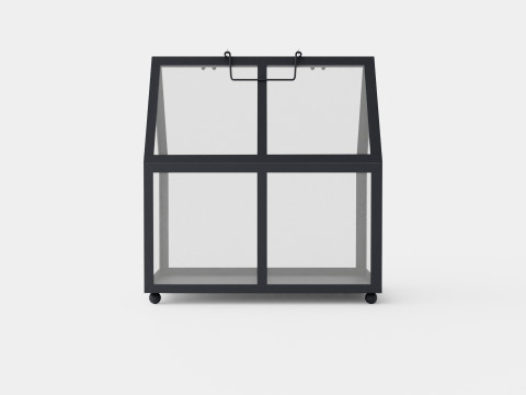 MINI METAL GREENHOUSE 3D Model