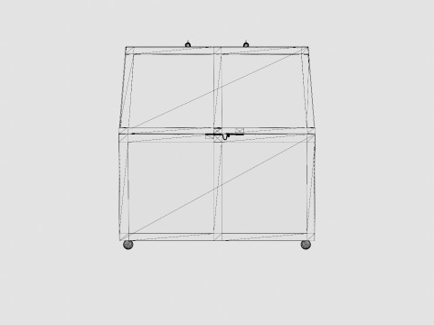 MINI METAL GREENHOUSE 3D Model