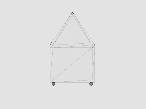 MINI METAL GREENHOUSE 3D Model