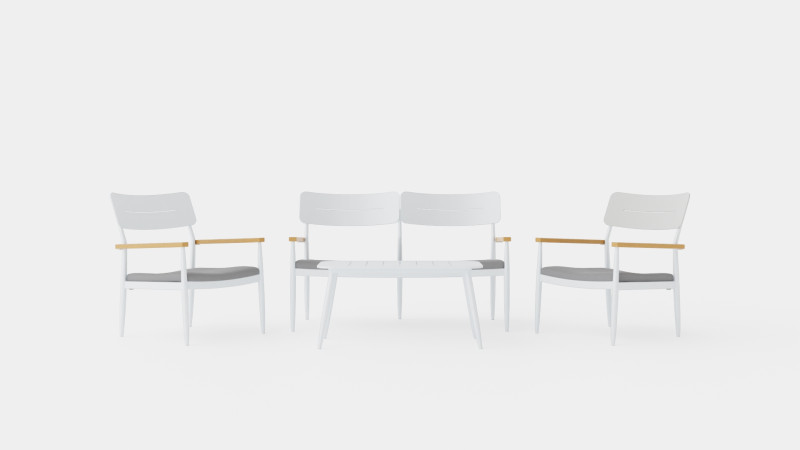 Mairago Lounge Set 3D Модель .c4d .max .obj .3ds .fbx .stl .blend 