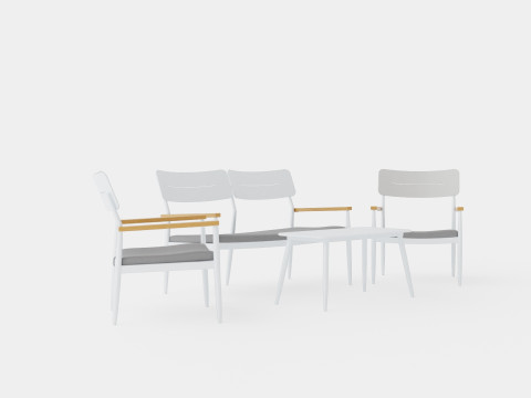 Mairago Lounge Set 3D Модель