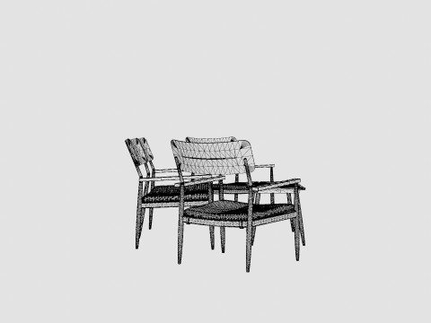 Mairago Lounge Set 3D Модель