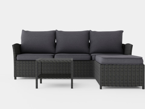 Malaga Lounge Set Model 3D