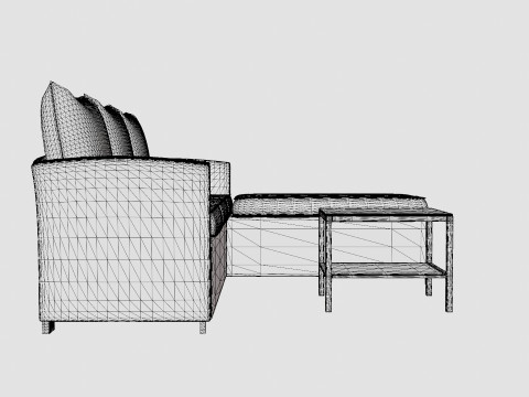 Malaga Lounge Set Model 3D