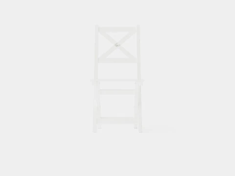 Malva Cafe Chair 3D Model