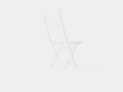 Malva Cafe Chair 3D Model
