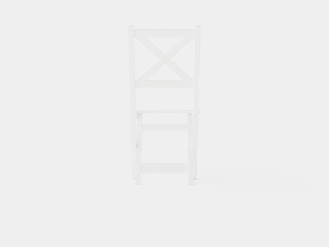 Malva Cafe Chair 3D मॉडल