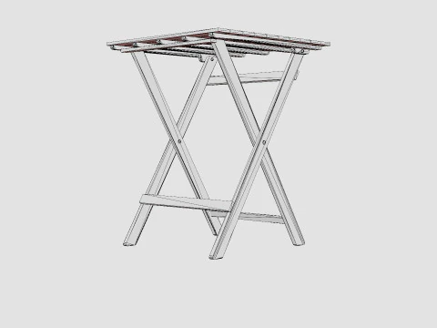 Malva Cafe Table 3D Model