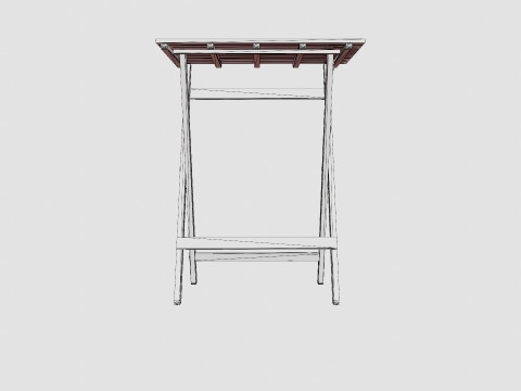 Malva Cafe Table Modello 3D