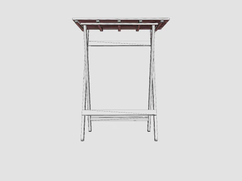 Malva Cafe Table 3D Model