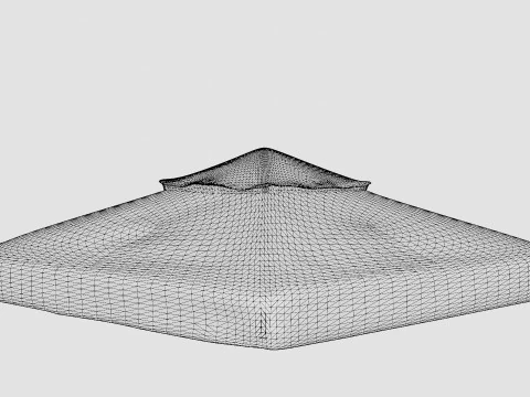 Malva Roof Navy 3D Model