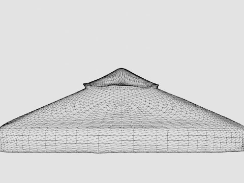 Malva Roof Navy 3D Model