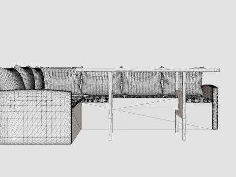 Marbella Corner Set 3D Model