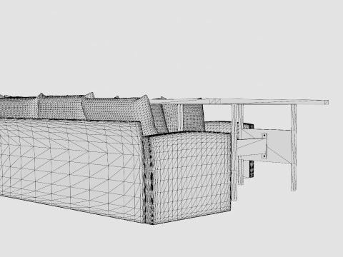 Marbella Corner Set 3D Model