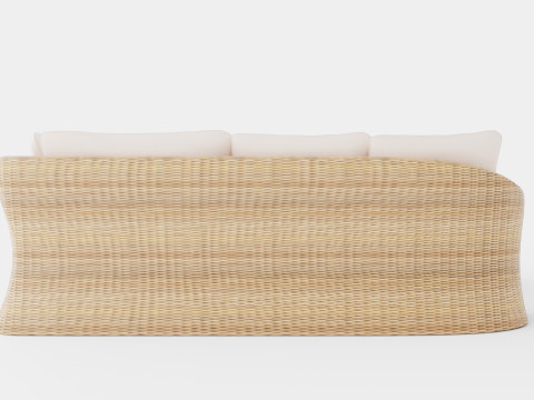 Martinique Corner Sofa Set 3D 模型