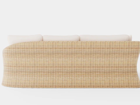 Martinique Corner Sofa Set 3D Model