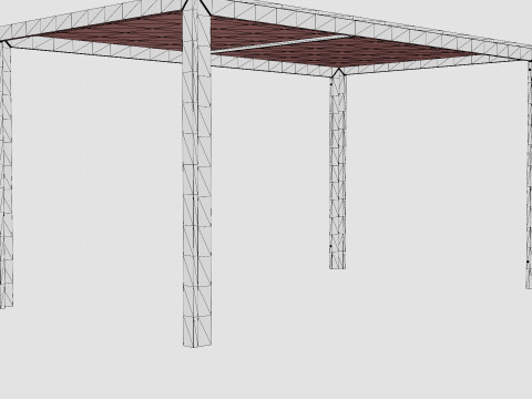 Matera Dining Table 3D 模型
