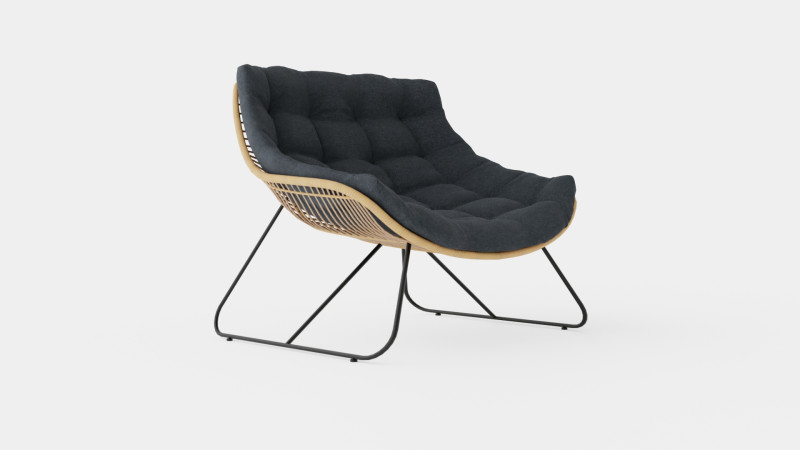 Melbourne Relax Chair Model 3D .c4d .max .obj .3ds .fbx .stl .blend 