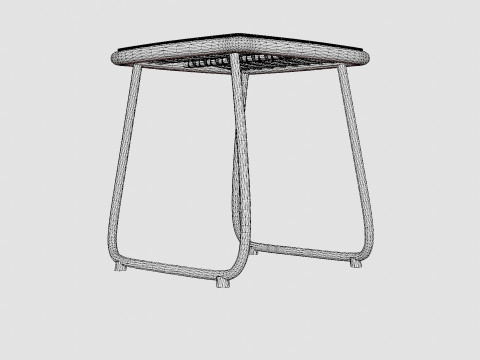 Melbourne Relax Side Table 3D Модель