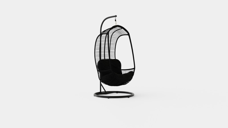 Miami Relax Swing Chair 3D Model .c4d .max .obj .3ds .fbx .stl .blend 