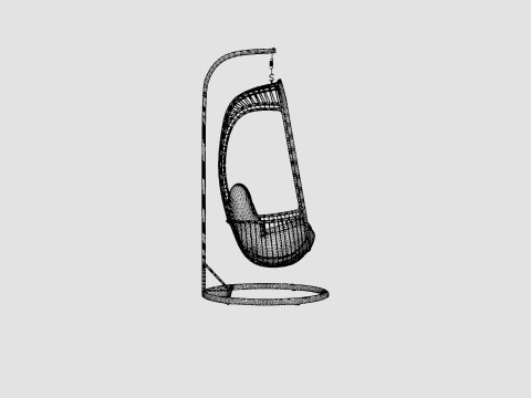Miami Relax Swing Chair 3D Model