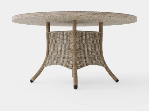 Table de salle &agrave; manger Milena Modèle 3D