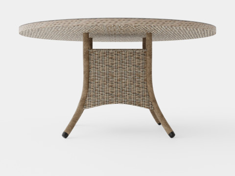 Milena Dining Table Modello 3D