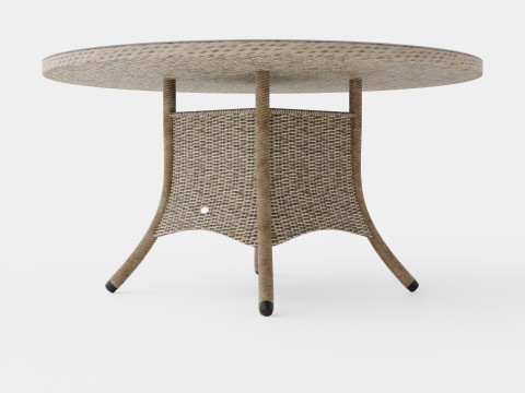 Milena Dining Table Modello 3D